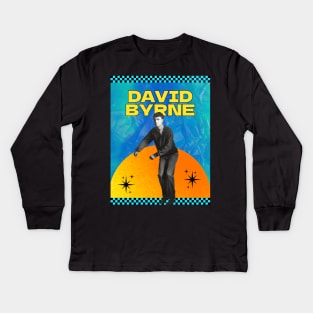 Retro Byrne Kids Long Sleeve T-Shirt